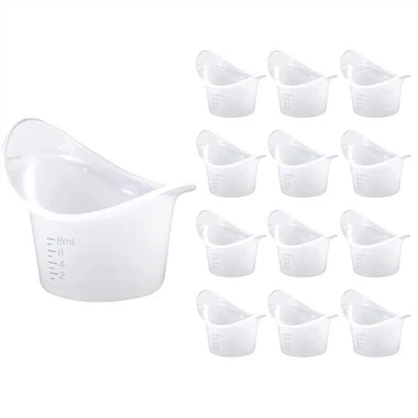 Nemocniční optika Pro čištění očí použijte 8ml 5ML silikonový měkký oční kelímek